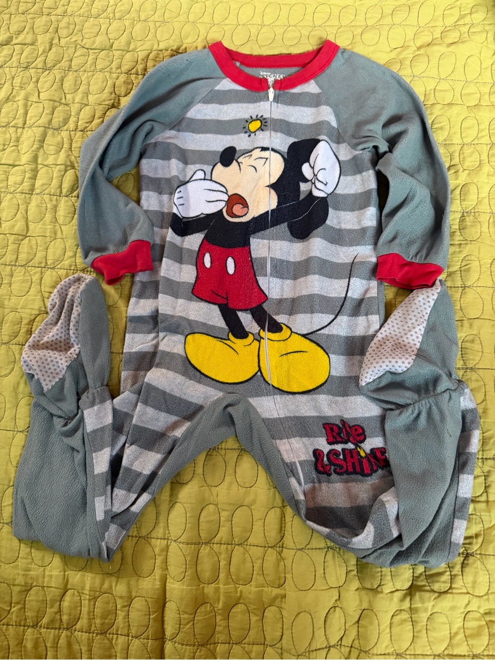 Mickey Mouse Footie PJs